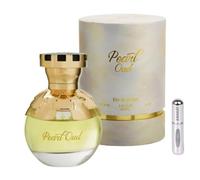 Profumo Pearl Oud Eau de Parfum 75 ml, profumo arabo da donna a lunga durata, con atomizzatore ricaricabile, fragranza orientale con vaniglia e ambra, eleganza legnosa e dolce