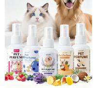 Profumo per animali domestici per cani e gatti - 60 ml | Scelta di 5 fragranze a lunga durata | Formula approvata dai veterinari | Bacca dolce, lavanda e cocco alla vaniglia Profumo di lavanda,Profumo