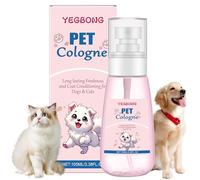 Profumo per Cani,Acqua di Colonia per Cani di Talco,Deodorante per Cane,Profumo Cane Naturale,Profumo di Talco per Bambini,Effetto Lunga Durata,Formula Non Appiccicosa,profumo per cani e gatti, 100 ml