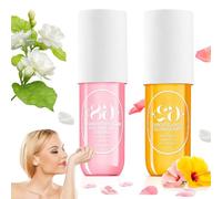 Profumo per capelli e spray per il corpo, 90 Ml Fragranza per Capelli e Corpo, profumo corpo spray da donna, set di profumi, profumi, profumi, da viaggio, regalo per donna(2PCS/90ML)