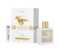 Profumo Qaed Al Fursan Unlimited Original 90 ml, profumo arabo per donna di lunga durata, Eau da Parfum importato da Dubai, con atomizzatore ricaricabile 5 ml, fragranza fresca ed esotica (Unlimited)