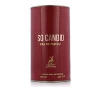 Profumo SO CANDID da 85 ml (ORIGINALE), Eau de Parfum Woman Oud Oriental Musk 85 ml Note: gardenia, miele, patchouli.