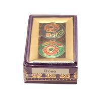 Profumo solido naturale Chakra Rose per donna e uomo, fatto a mano con oli essenziali, vegano e a lunga durata 4 g