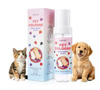 Profumo spray per cani e gatti - Profumo dolce di bacche, deodorante spray analcolico con estratti vegetali, delicato rinfrescante giornaliero, vegano - 120 ml