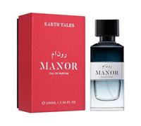 Profumo uomo Eau de Parfum | Manor - Fiorito, Legnoso con Gelsomino e Oud per Uomo | 8H di Lunga Durata | 100 ml