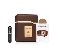 Profumo Vintage Radio Eau de Parfum 100 ml, profumo arabo unisex a lunga durata, con atomizzatore ricaricabile 5 ml, fragranza con aromi agrumi affumicati con tocco speziato (Vintage Radi)