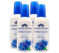 Profumo Vivace FIORDALISO. Le Note Vivaci e Fiorite Del Fiordaliso, Conosciuto Anche Come "Occhi Di Cielo", Ideato Per Una Donna Vitale e Raffinata 100ml (4 Spray)