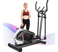 Profun Ellittica Elettrica Volano da 16 libbre/16 livelli di resistenza/13 Programma di Allenamento, Trainer Ellittico Fitness per tutta la Famiglia, Carico Massimo 390 LBS