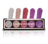 Profusion Cosmetics Ametista Gems - Palette di ombretti glitterati con 5 tonalità