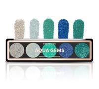 Profusion Cosmetics Palette di 5 gemme glitterate, libera la tua brillantezza interiore con glitter pressati e gemme vibranti per un glamour senza sforzo, aumenta il tuo look con pigmenti ricchi