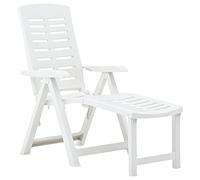 BIANCO POLTRONA ARIZONA PIEGHEVOLE CON POGGIAPIEDI