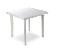 IPAE PROGARDEN - FIOCCO TAVOLO RETTANGOLARE 80 X 75 X 72 CM. BIANCO FIO036BI