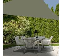 ProGarden Vela Parasole 3x3x3 m Verde a Triangolo