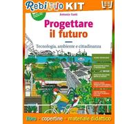 PROGETTARE IL FUTURO TECNOLOGIA + PERCORSO AGILE PER IL RIPASSO E IL RECUPERO + INFORMATICA E CODING + DISEGNO (9788829861644) - Libro Scolastico + Kit Scuola con Copertine Rebillo
