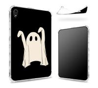 Progettata per iPad Mini 6 8,3 pollici 2021 Mini 6a generazione, retro trasparente con fantasmi di danza, sottile e morbido TPU protezione angolare antiurto copertura paraurti