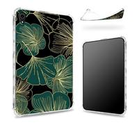 Progettata per iPad Mini 6 8,3 pollici 2021 Mini 6a generazione, retro trasparente con foglia d'arte, sottile e morbido TPU protezione angolare antiurto copertura paraurti