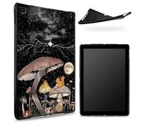 Progettata per Samsung Galaxy Tab A7 10,4 pollici 2020 (SM-T500/T505/T507), retro in gomma TPU opaca con scoiattolo a fungo luna, custodia protettiva in gomma morbida silicone antiurto