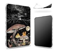 Progettata per Samsung Galaxy Tab A7 Lite 8,7" 2021 (SM-T220/T225), retro trasparente con fungo luna scoiattolo, sottile e morbido TPU protezione angolare antiurto
