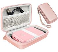 Progettato custodia protettiva per Kodak mini mobile Wi-Fi e NFC, stampante, anche per stampante fotografica portatile Pickit m2, New LG Pocket Photo Printer 3 PD251, tasca a rete per carta fotografica e cavo, Oro rosato