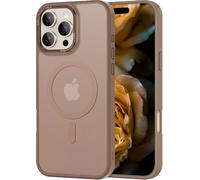 Progettato per iPhone 16 Pro Max con custodia Aerospace-Grade Aluminum Lens Guard, Protezione militare contro cadute Design sottile traslucido opaco con copertura anti-impronte 6.9" Oro del deserto