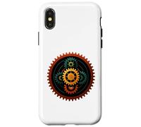 Progettazione artistica del ciclo di movimento radiale di allineamento dell'ingranaggio solare Custodia per iPhone X/XS