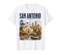 Progettazione Artistica sul lungofiume di San Antonio Texas Maglietta