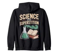Progettazione del Pensiero razionale della Scienza sulla superstizione Felpa con Cappuccio