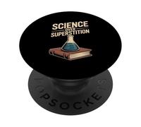 Progettazione del pensiero razionale della scienza sulla superstizione PopSockets PopGrip Adesivo