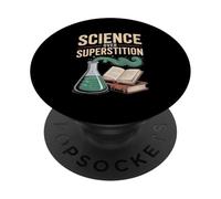 Progettazione del pensiero razionale della scienza sulla superstizione PopSockets PopGrip Adesivo