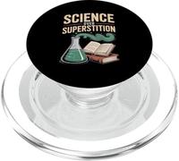 Progettazione del pensiero razionale della scienza sulla superstizione PopSockets PopGrip per MagSafe