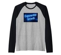 Progettazione della Crescita esponenziale Maglia con Maniche Raglan