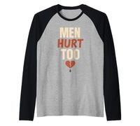 Progettazione della forza emotiva del sostenitore della salute mentale degli uomini Maglia con Maniche Raglan