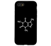 Progettazione della molecola della caffeina per gli appassionati di caffè e scienza Custodia per iPhone SE (2020) / 7/8