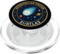 Progettazione della patch della missione 3I Atlas Interstellar Visitor PopSockets PopGrip per MagSafe