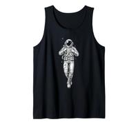 Progettazione dello Spazio Astronauta Galleggiante - Vintage Cosmic Explorer Canotta