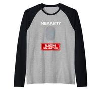Progettazione dell'umanità - Grafica di Dichiarazione Maglia con Maniche Raglan
