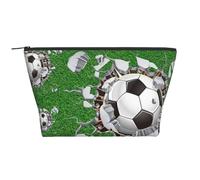 Progettazione di fori per palloni da calcio, Borsa da toilette Borsa per trucco Borsa per cosmetici Borsa da toilette da viaggio portatile