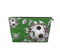 Progettazione di fori per palloni da calcio, Borsa da toilette Borsa per trucco Borsa per cosmetici Borsa da toilette da viaggio portatile