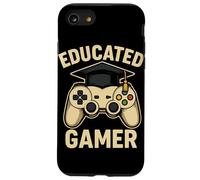 Progettazione educata del controller del videogioco del cappuccio di laurea del giocatore Custodia per iPhone SE (2020) / 7/8