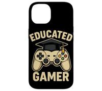 Progettazione educata del controller del videogioco del cappuccio di laurea del giocatore Custodia per iPhone 14