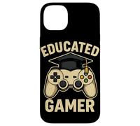 Progettazione educata del controller del videogioco del cappuccio di laurea del giocatore Custodia per iPhone 14 Plus