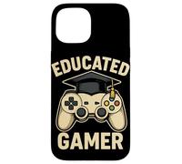 Progettazione educata del controller del videogioco del cappuccio di laurea del giocatore Custodia per iPhone 15