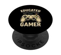 Progettazione educata del controller del videogioco del cappuccio di laurea del giocatore PopSockets PopGrip Adesivo