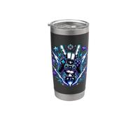 Progettazione grafica del controller di gioco Rock Hand Bicchiere termico in acciaio inox doppia parete