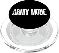 Progettazione grafica tipografica di mentalità di stile militare di modo dell'esercito PopSockets PopGrip per MagSafe