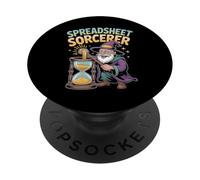 Progettazione guidata dati magici stregone foglio di calcolo PopSockets PopGrip Adesivo