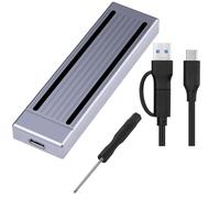 Progettazione illuminata Argb dei protocolli NVMe di recinzione del disco solido portatile con la recinzione di raffreddamento di alluminio di Shell NVMe Ssds della struttura
