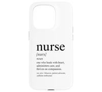 Progettazione ispiratrice della definizione dell'infermiera per la professione medica Custodia per iPhone 15 Pro