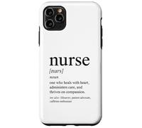 Progettazione ispiratrice della definizione dell'infermiera per la professione medica Custodia per iPhone 11 Pro Max