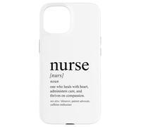 Progettazione ispiratrice della definizione dell'infermiera per la professione medica Custodia per iPhone 15